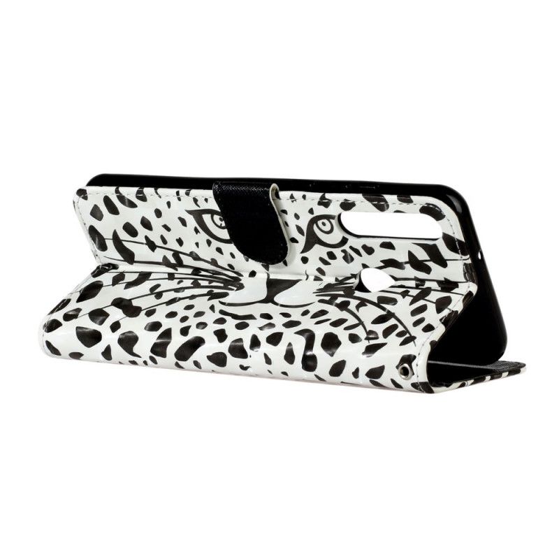 Fodral Huawei Y6p Leopardljusfläckar Med Rem