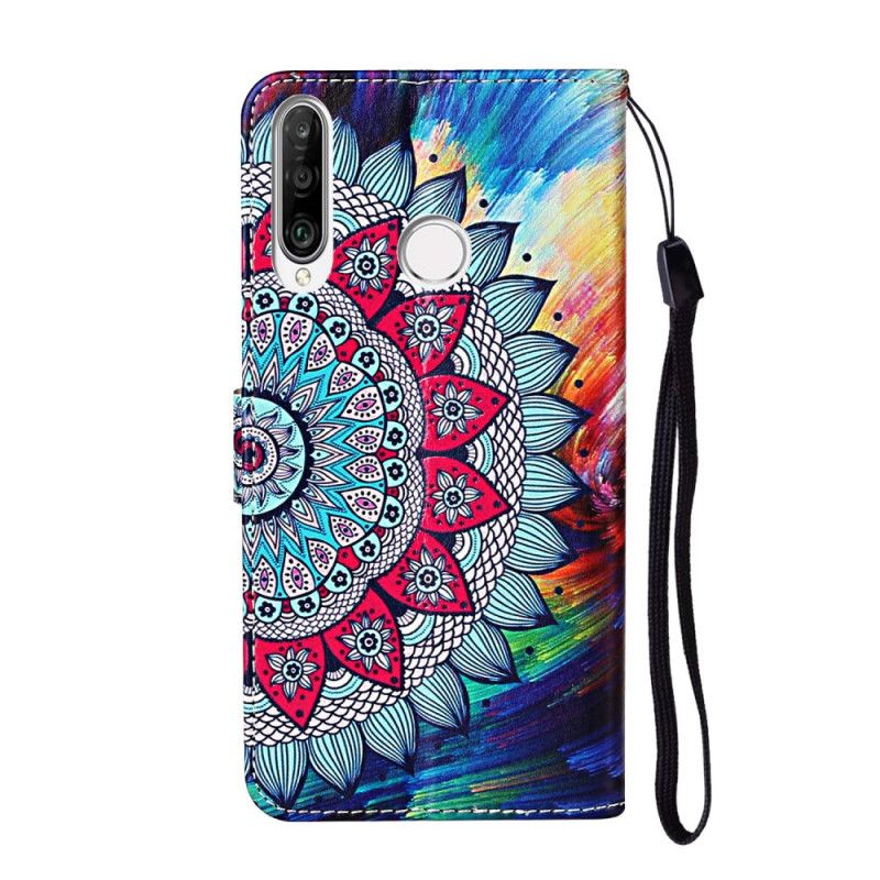 Fodral Huawei Y6p Ultra Färgglad Mandala