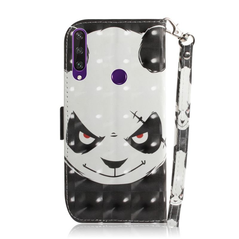 Läderskal Huawei Y6p Arg Panda Med Rem