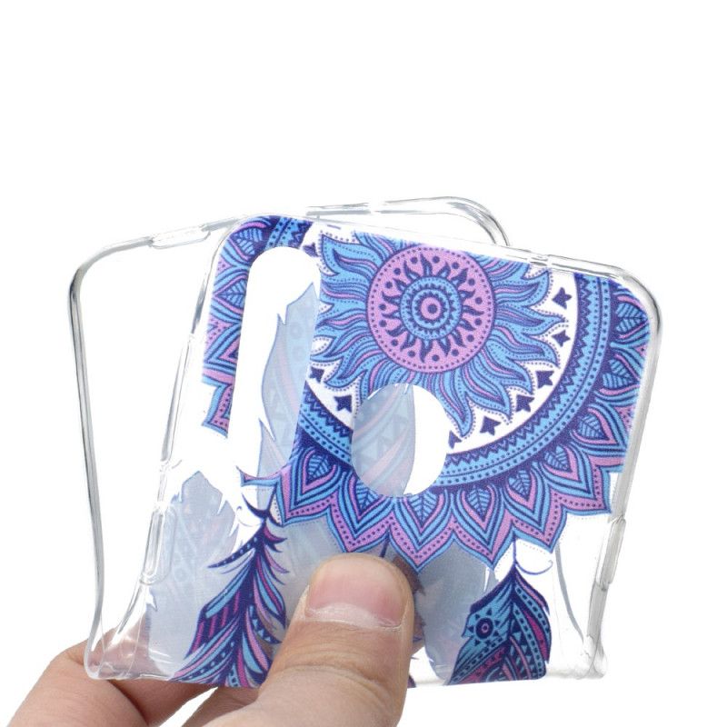 Skal Huawei Y6p Transparent Blå Fjäderdrömfångare