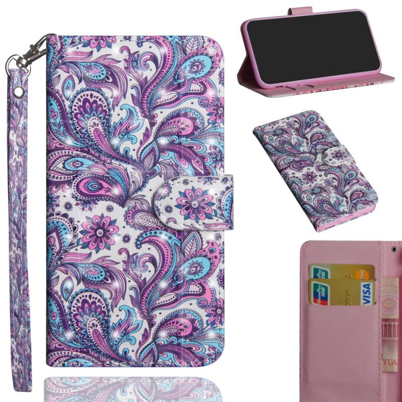 Fodral Samsung Galaxy Note 20 Mönstrade Blommor