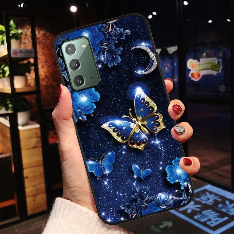 Skal Samsung Galaxy Note 20 Gyllene Fjäril