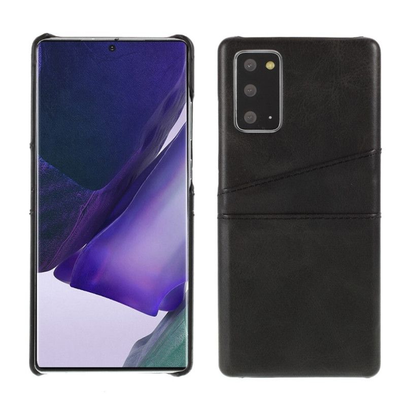 Skal Samsung Galaxy Note 20 Svart Mobilskal Korthållare
