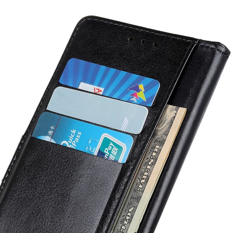 Fodral Huawei P Smart Z Svart Antik Lädereffekt