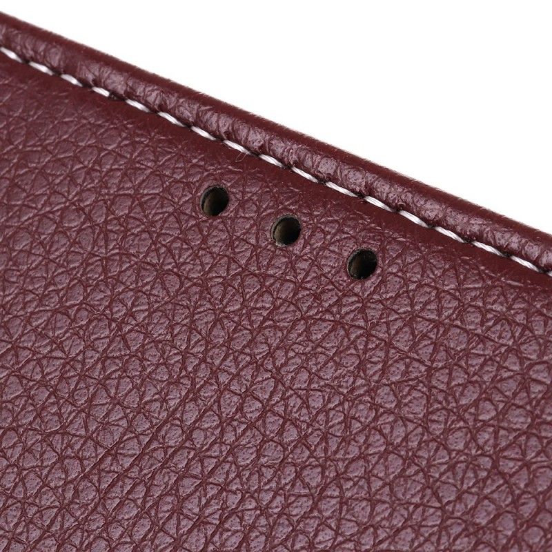 Läderfodral Huawei P Smart Z Svart Mobilskal Retro Couture Konstläder