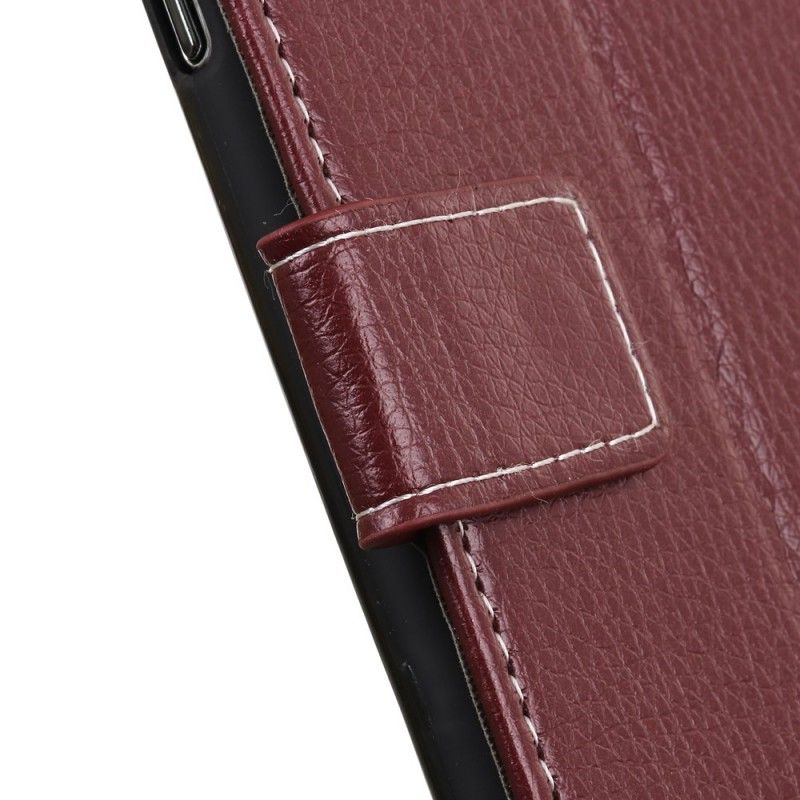 Läderfodral Huawei P Smart Z Svart Mobilskal Retro Couture Konstläder