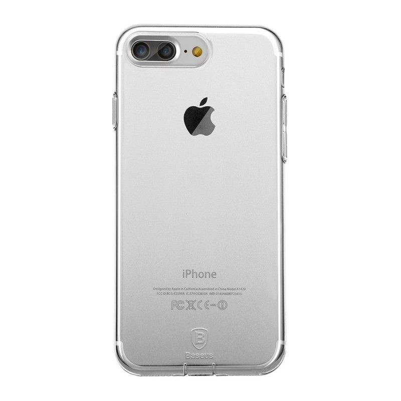 Skal för iPhone 7 Plus / 8 Plus Transparent Enkel Basserie