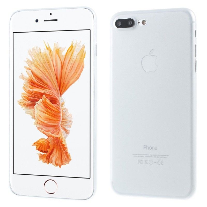 Skal iPhone 7 Plus / 8 Plus Vit Ultrafin Matt