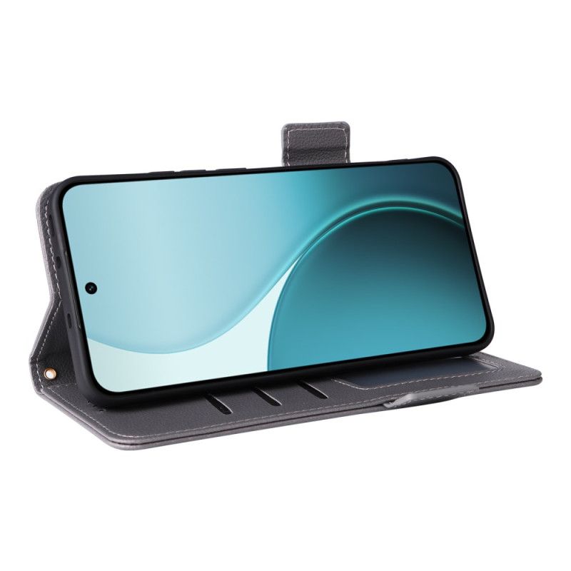 Fodral Oppo Reno 14 Pro 5g Litchistruktur Med Rem