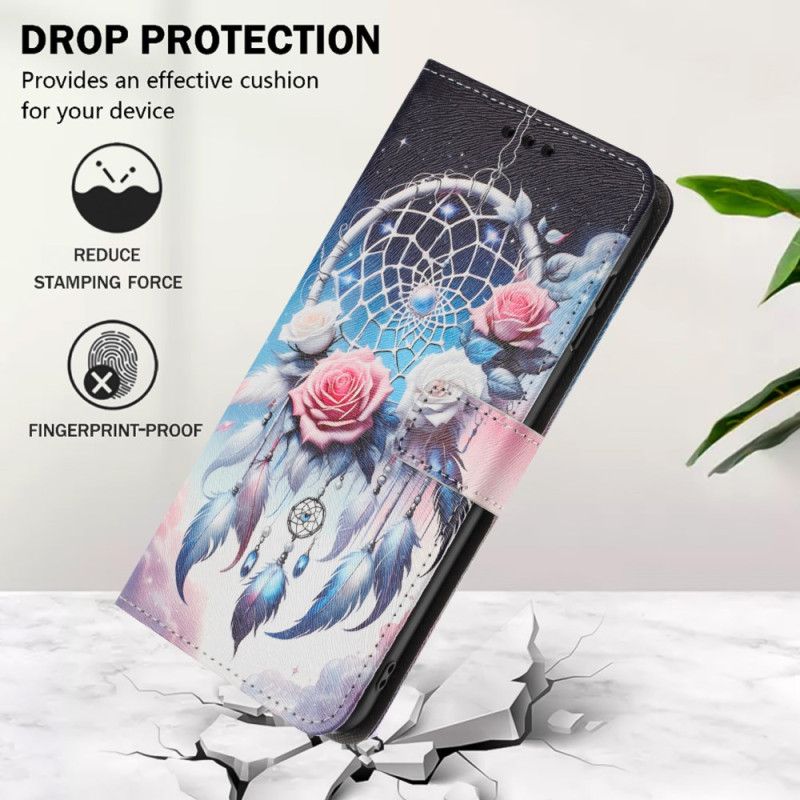 Läderfodral Oppo Reno 14 Pro 5g Telefonfodral Blommig Drömfångare