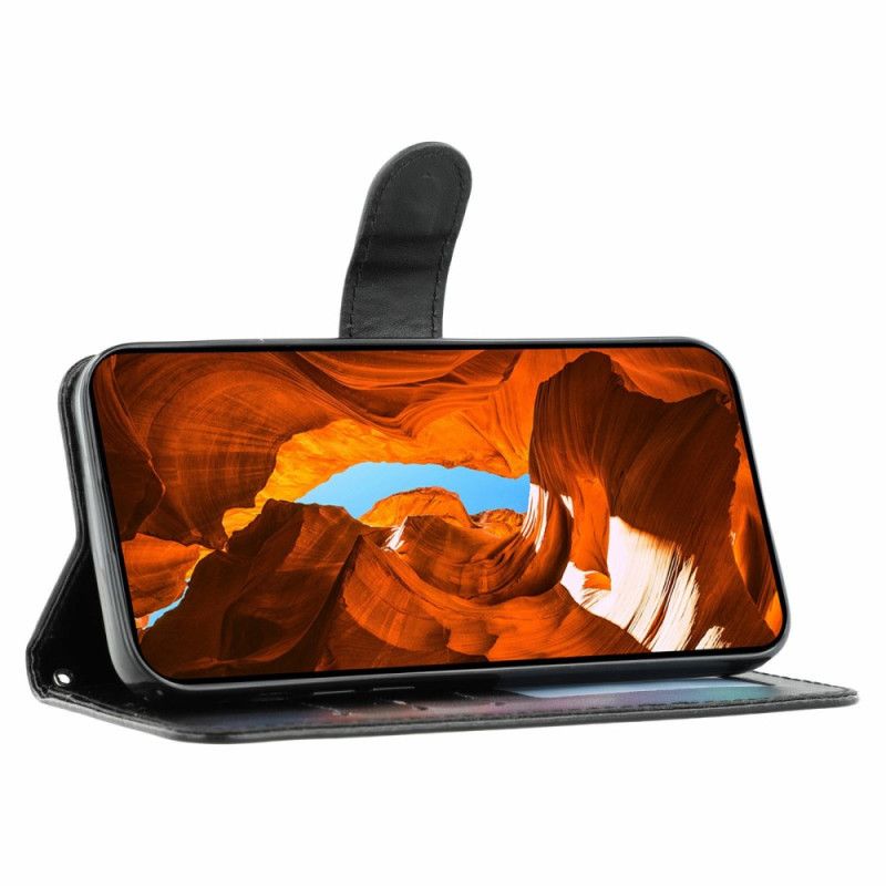 Läderfodral Oppo Reno 14 Pro 5g Telefonfodral Enfärgat