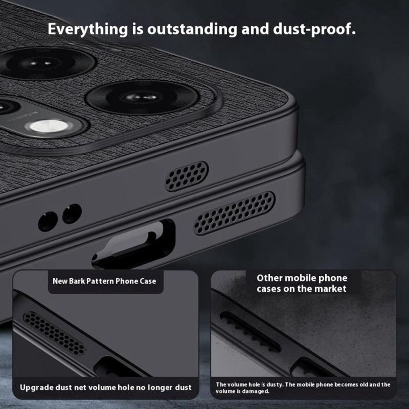 Skal För Oppo Reno 14 Pro 5g Trästruktur