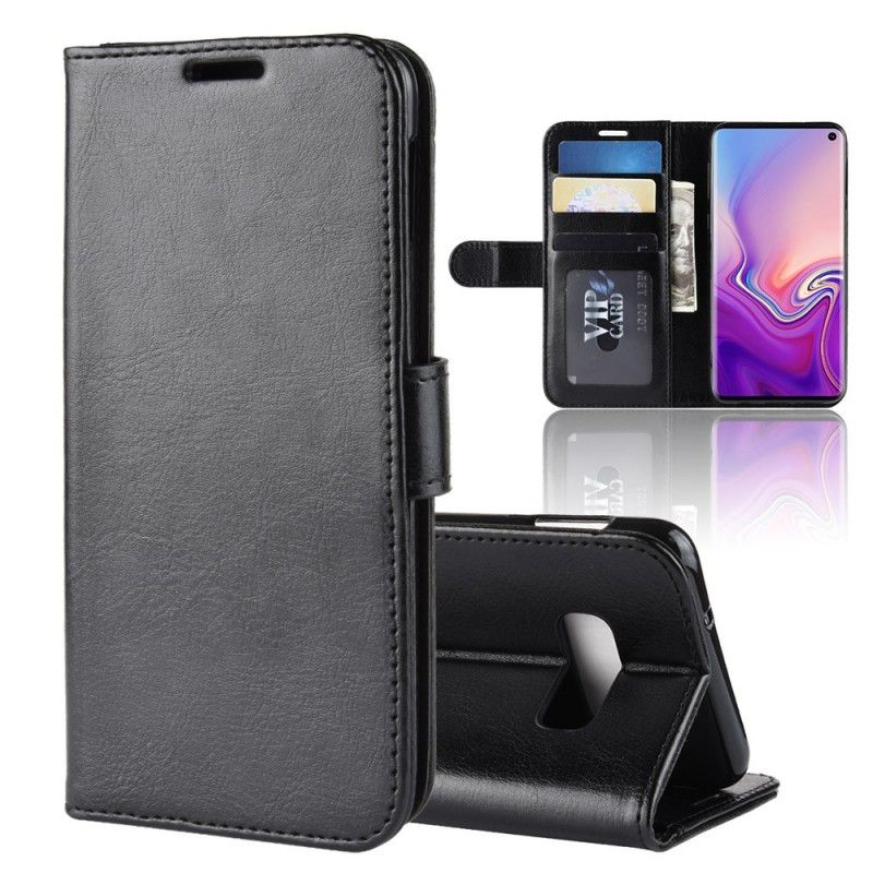 Fodral Samsung Galaxy S10e Svart Ultra Konstläder