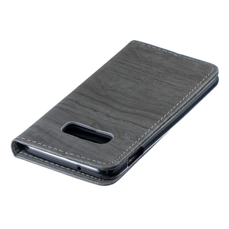 Folio-fodral Samsung Galaxy S10e Träeffekt