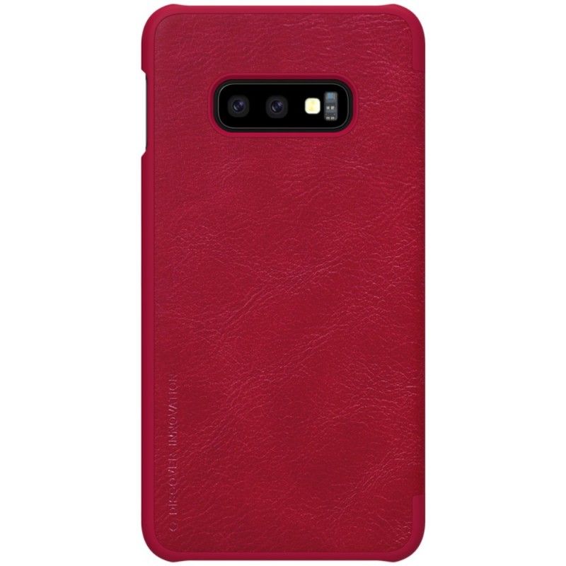 Folio-fodral Samsung Galaxy S10e Vit Nillkin Qin-Serien