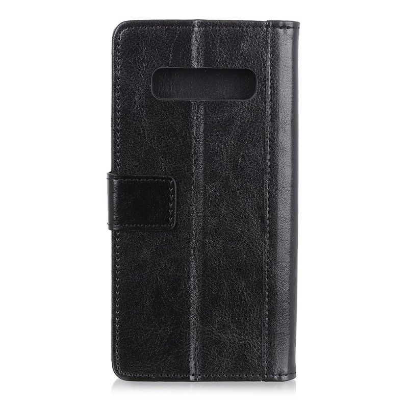 Läderfodral Samsung Galaxy S10e Grön Mobilskal Antik Lädereffekt