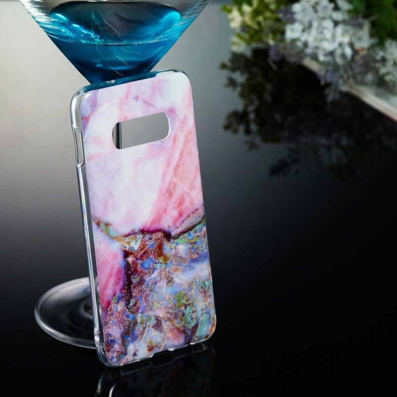 Skal Samsung Galaxy S10e Mångfärgad Marmor