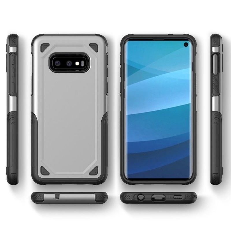 Skal Samsung Galaxy S10e Mörkblå Premium Metalleffekt