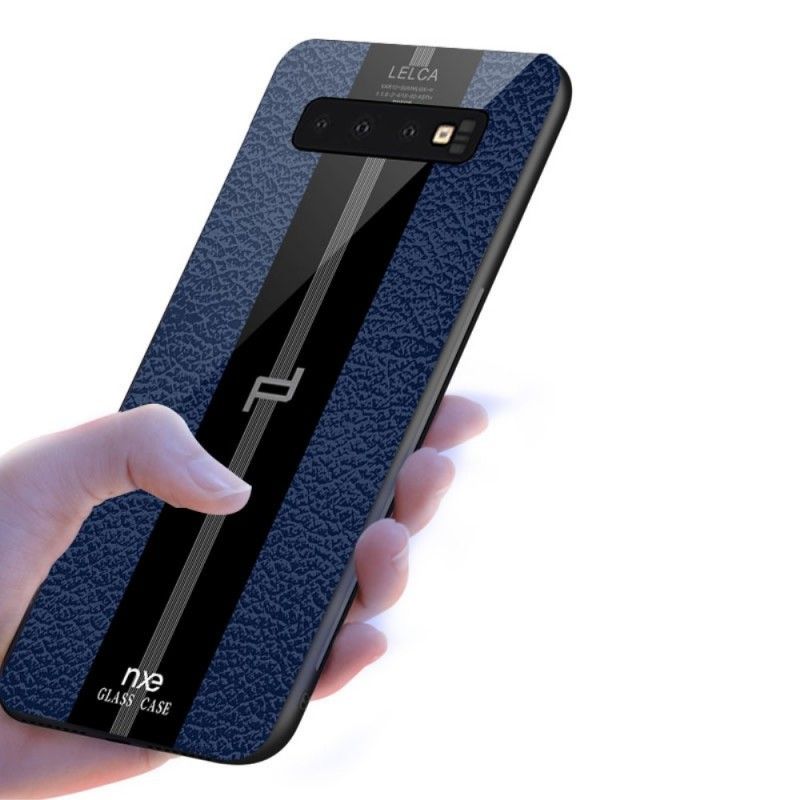 Skal Samsung Galaxy S10e Vit Nxe Lelca Lädereffekt