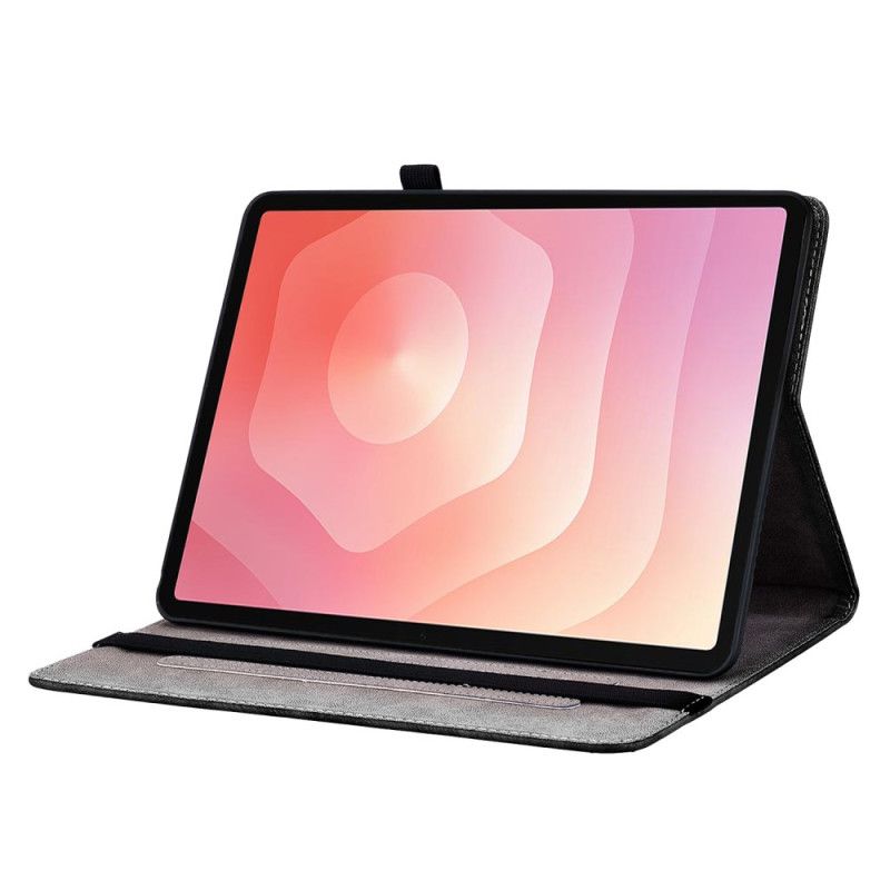 Case Samsung Galaxy Tab S11 Telefonfodral Blå Blommor