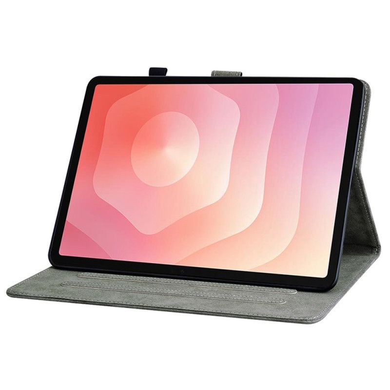 Fodral Samsung Galaxy Tab S11 Vintage Mockaeffekt