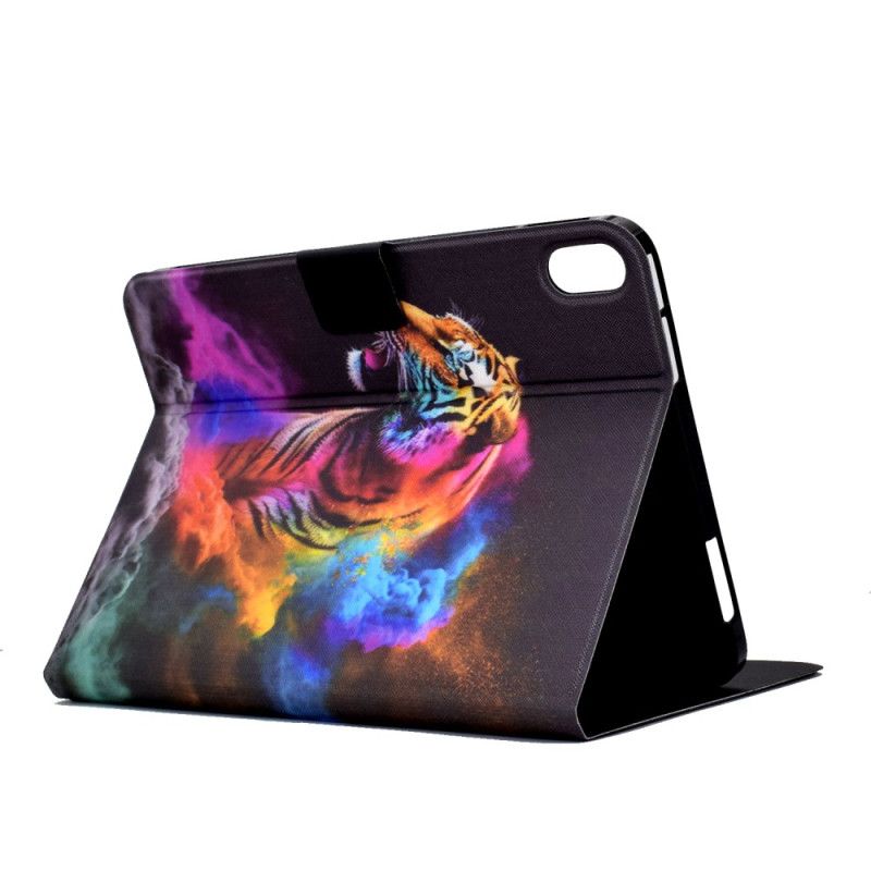 Läderfodral Samsung Galaxy Tab S11 Telefonfodral Färgglad Tiger