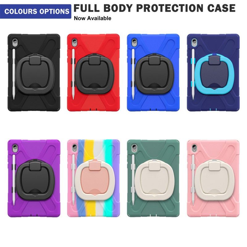 Skal För Samsung Galaxy Tab S11 Trippelskydd Med Ringhållare