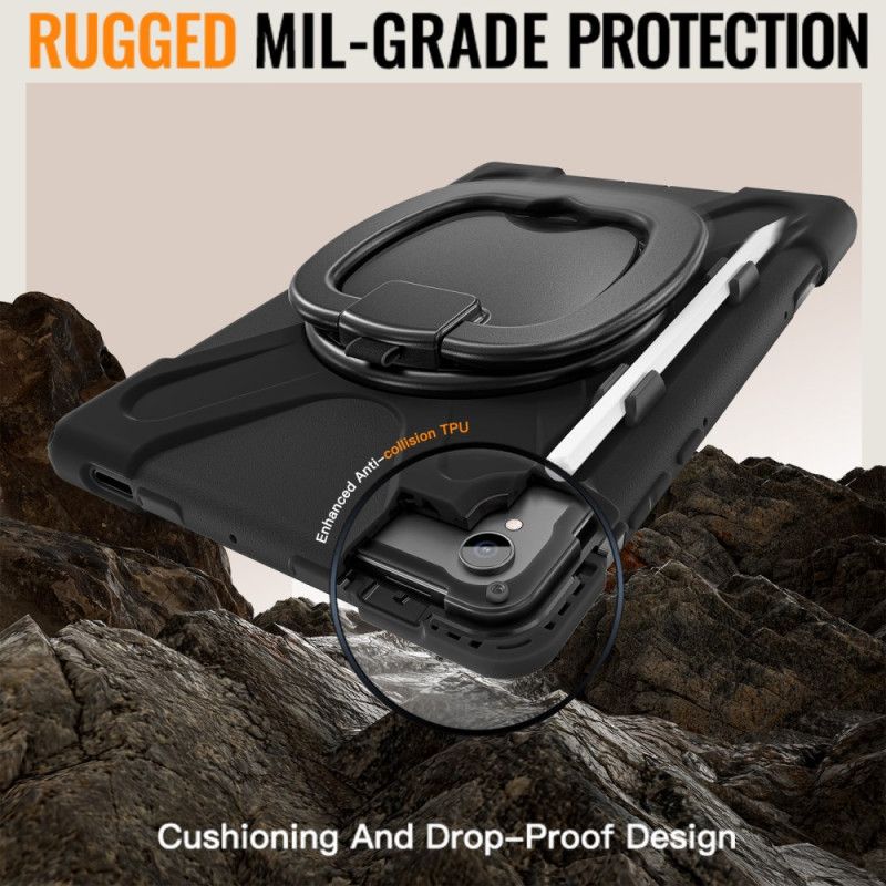 Skal För Samsung Galaxy Tab S11 Trippelskydd Med Ringhållare