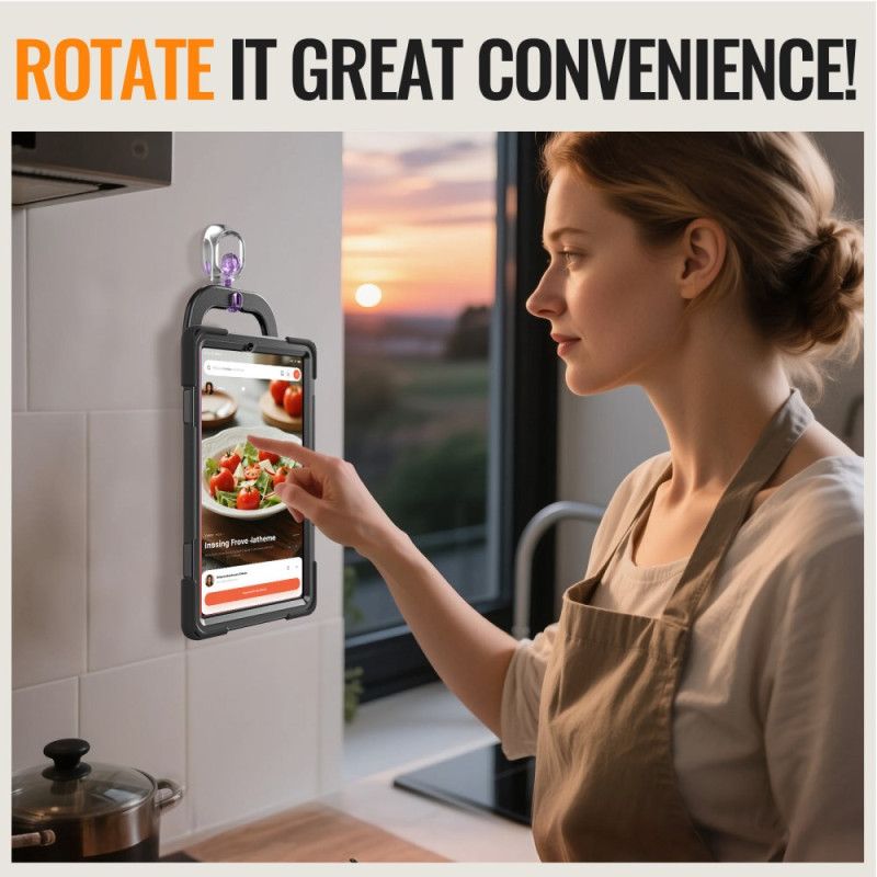 Skal För Samsung Galaxy Tab S11 Trippelskydd Med Ringhållare