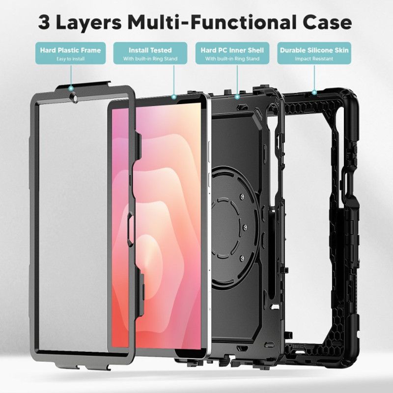Skal För Samsung Galaxy Tab S11 Ultratålig Med Ring