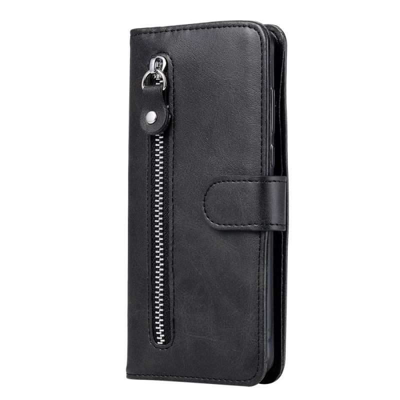 Fodral för Oppo Find X2 Lite Svart Vintagemyntväska