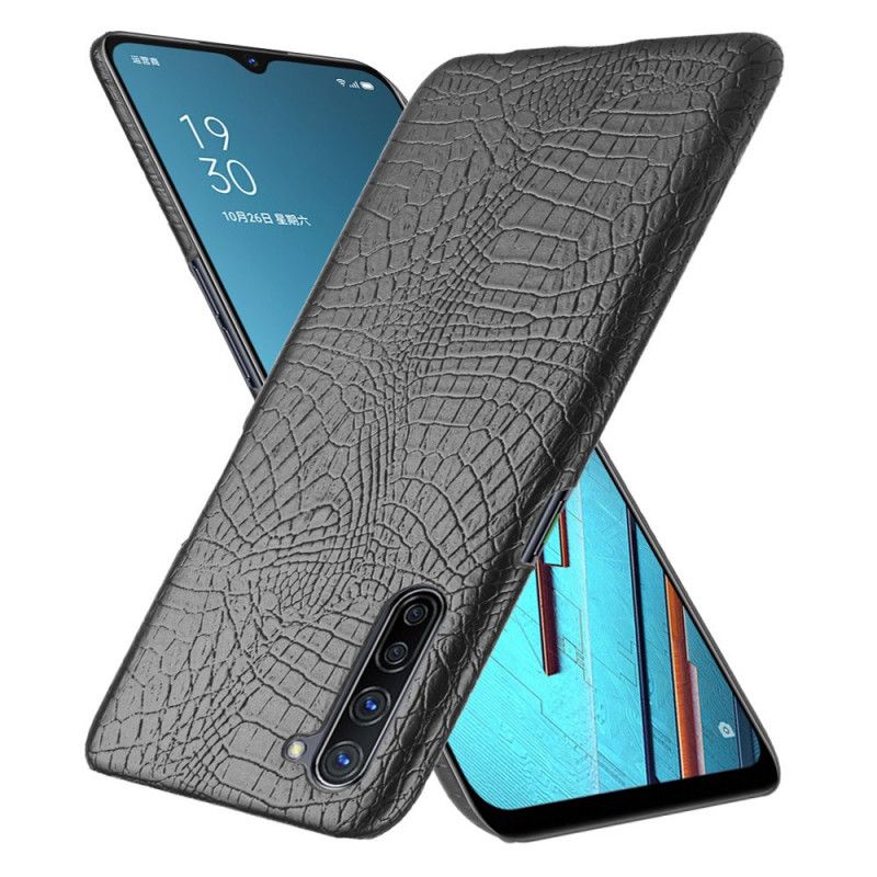 Skal Oppo Find X2 Lite Svart Krokodilhudeffekt