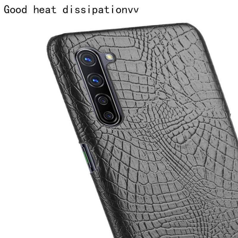 Skal Oppo Find X2 Lite Svart Krokodilhudeffekt