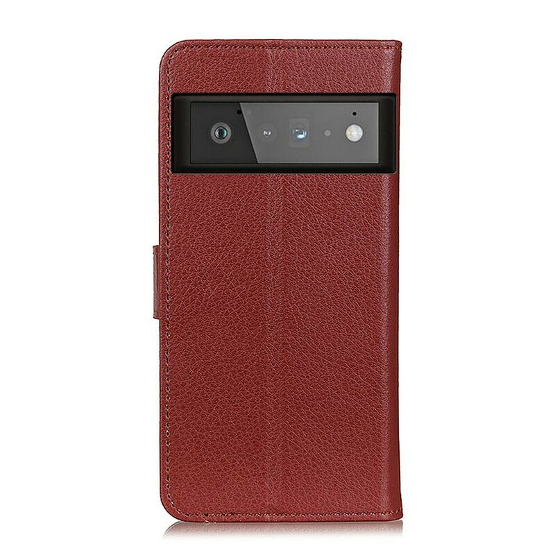 Fodral Google Pixel 6 Pro Traditionellt Litchi