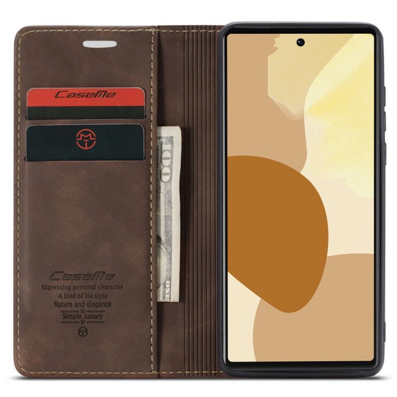 Folio-fodral Google Pixel 6 Pro Caseme Konstläder