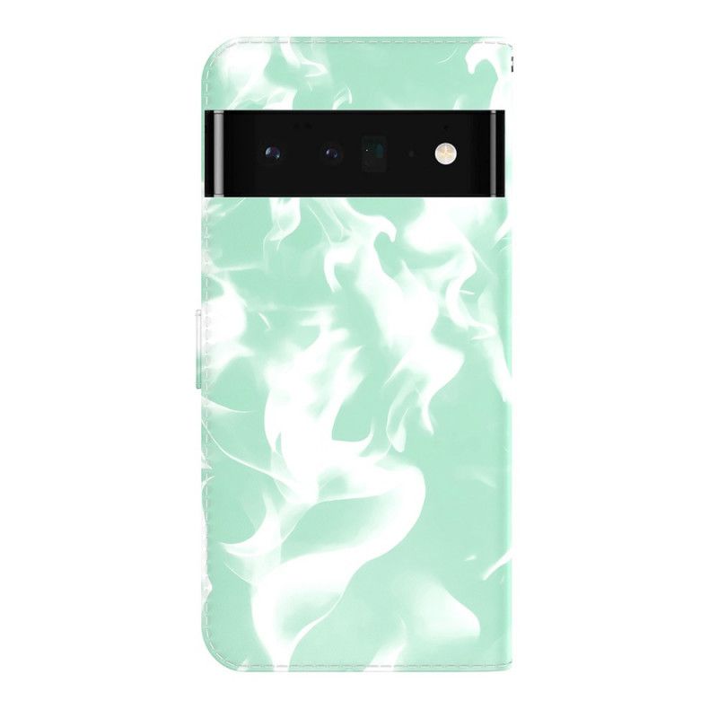 Läderfodral Google Pixel 6 Pro Telefonfodral Abstrakt Mönster