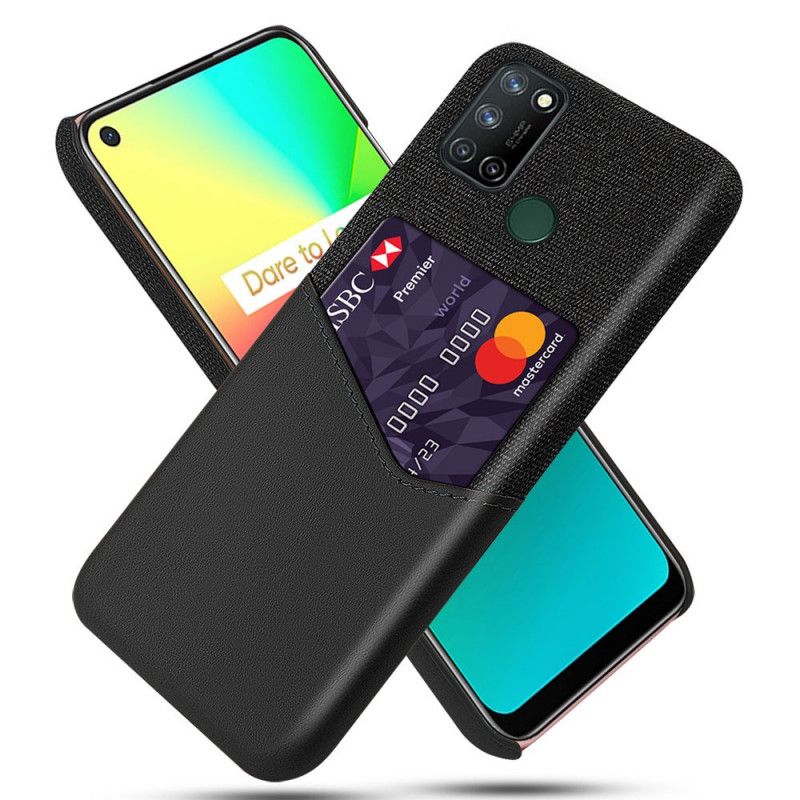 Skal Realme 7i Svart Ksq-Korthållare