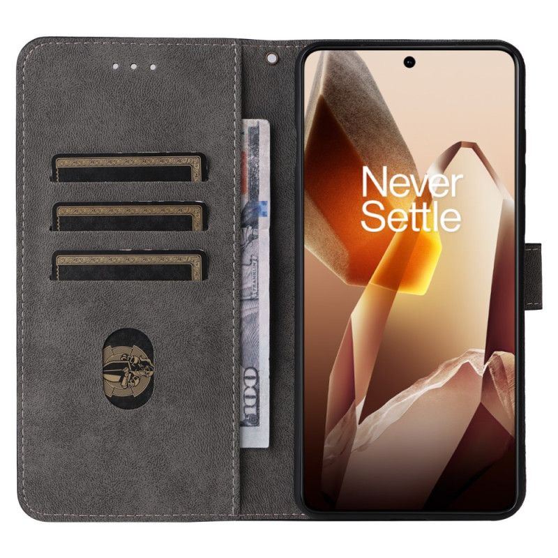 Fodral Oneplus 13 Mockaeffekt Med Rfid-skydd