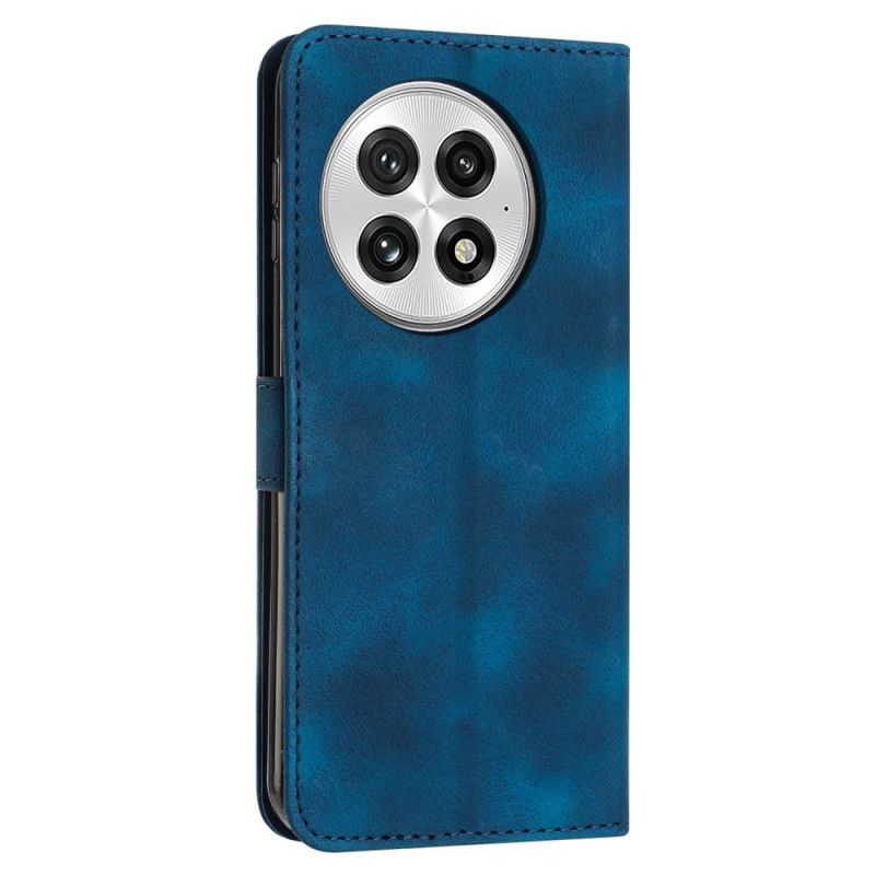 Fodral Oneplus 13 Ränder Med Mockaeffekt