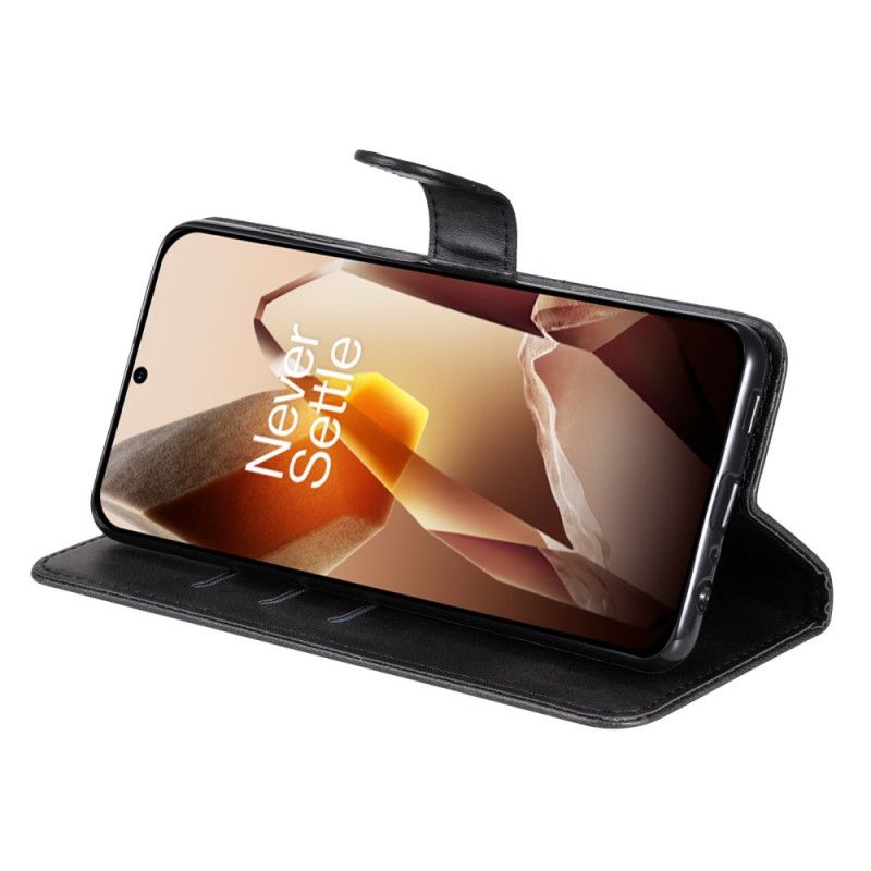 Läderfodral Oneplus 13 Telefonfodral Framficka