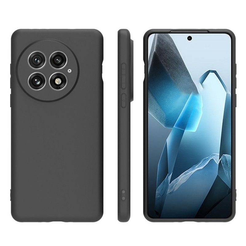 Skal Oneplus 13 2-i-1 Matt Silikonskydd Med Härdat Glas