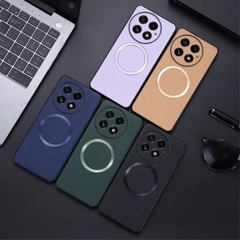 Skal Oneplus 13 Texturerat Konstläder Kompatibel Med Magsafe