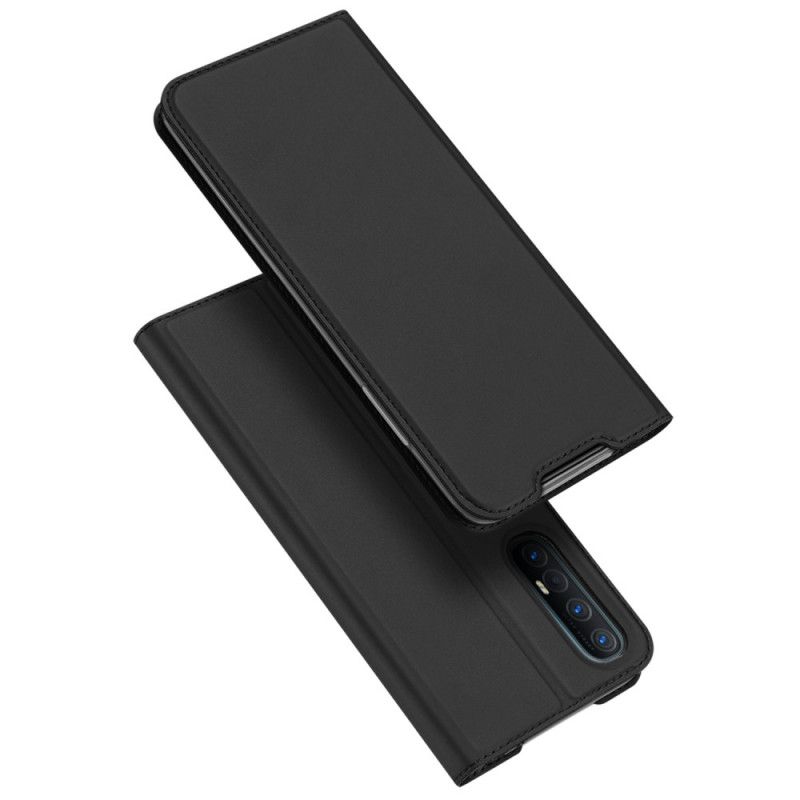 Folio-fodral Oppo Find X2 Neo Mörkblå Pro Dux Ducis Hud