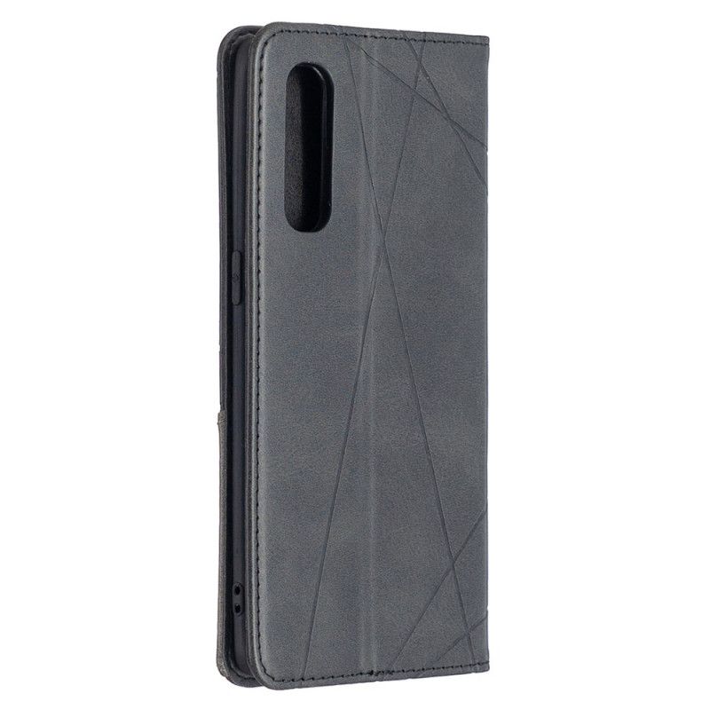 Folio-fodral Oppo Find X2 Neo Svart Artiststil