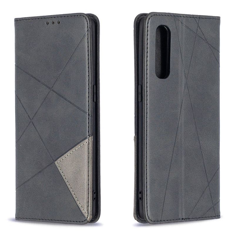 Folio-fodral Oppo Find X2 Neo Svart Artiststil
