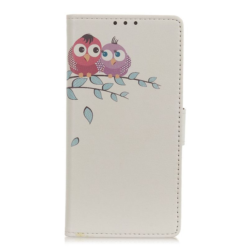 Fodral för Samsung Galaxy Note 20 Ultra Par Ugglor På Trädet