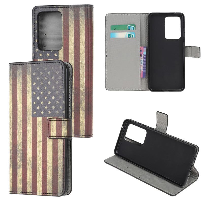 Fodral för Samsung Galaxy Note 20 Ultra Usa Flagga