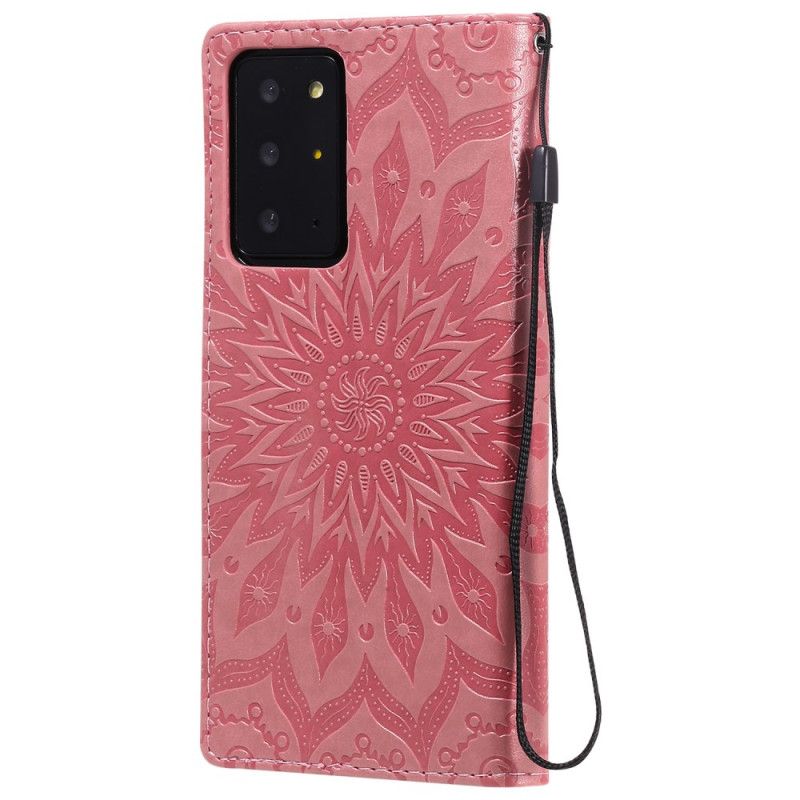 Fodral Samsung Galaxy Note 20 Ultra Grå Solblomma