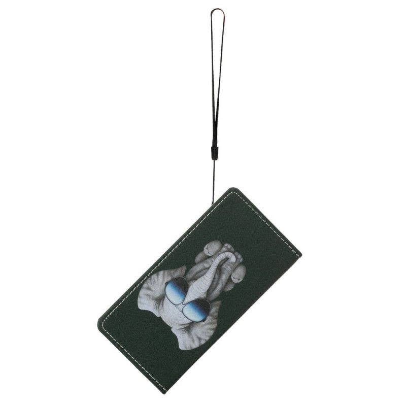 Folio-fodral Samsung Galaxy Note 20 Ultra Mobilskal Elefantsuperstjärna
