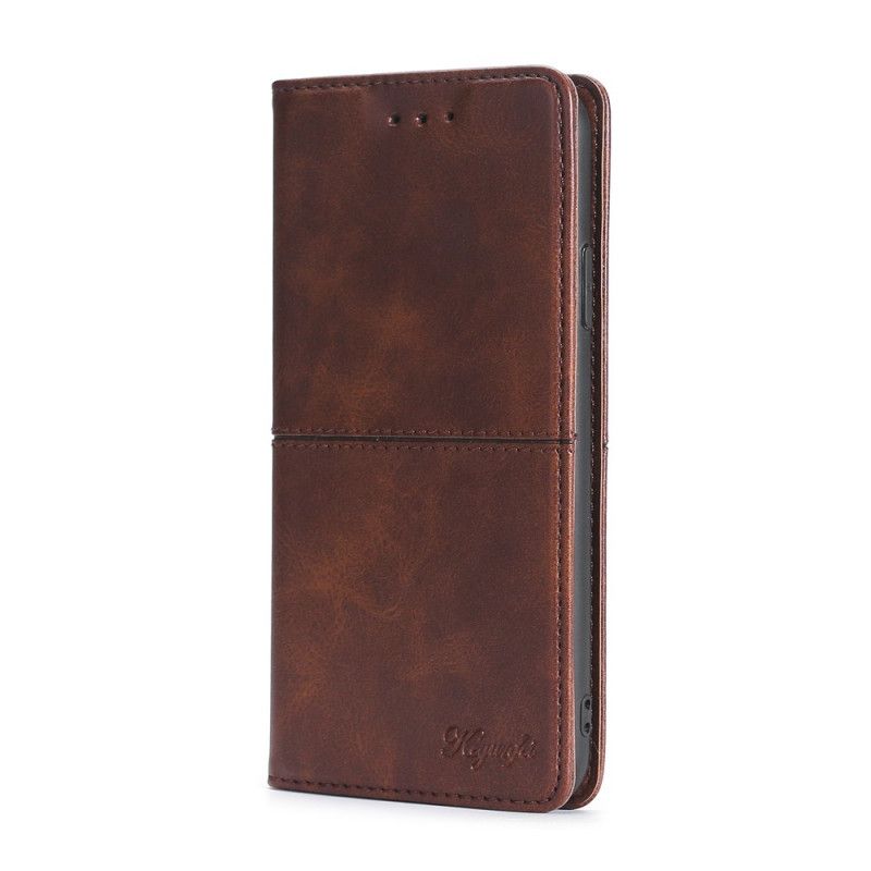 Folio-fodral Samsung Galaxy Note 20 Ultra Svart Couture Läder Stil